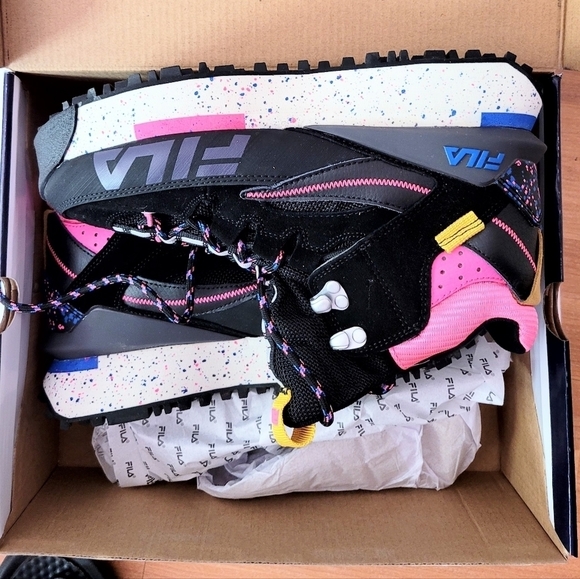 Fila Women's Trekker Black Multi Size 9 - Picture 4 of 5